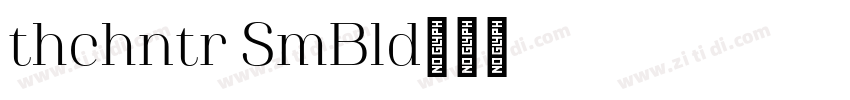 Athachantr SemiBold字体转换